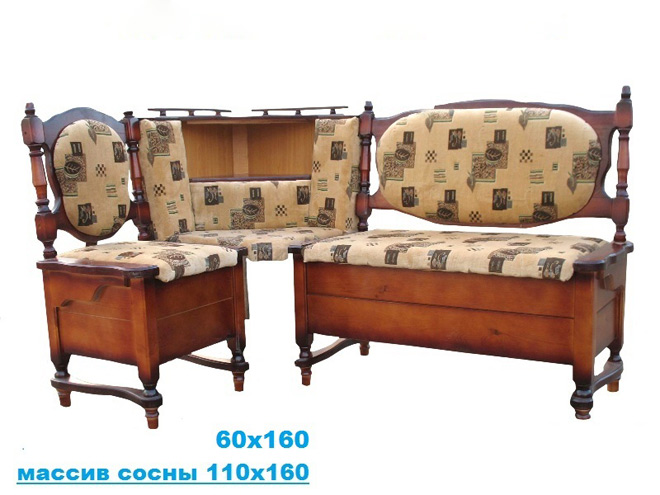 кухонный уголок Картрайд с углубленным ящиком